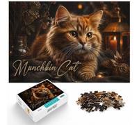 1000 Piece Paper Jigsaw, Munchkin Cat, 1000pcs (52x38cm)