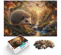 1000 Piece Paper Jigsaw Puzzle for Adults, Fantastic Hedgehog Horizon