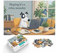 1000 Piece Paper Jigsaw Puzzle for Adults, Hoping it's a relax monday | For quiet Christmas days, this adult jigsaw puzzle with 1000 pieces works as both a festive gift and an indoor activity.