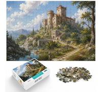 1000 Piece Paper Jigsaw Puzzle for Adults, The Castle of the Moors | As a Christmas gift idea, this adult jigsaw puzzle with 1000 pieces creates puzzle time on colder days.