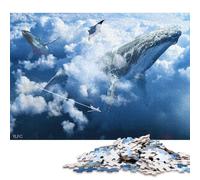 1000 Piece Paper Jigsaw Puzzles Cloud Whale David Loblaw Jigsaw Puzzle Family Activity 38x26cm/1000pcs