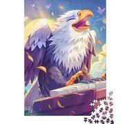 1000-Piece Paper Jigsaw Puzzles Eagle Jigsaw Puzzle Home Wall Decor Educational Toy for Family Game 1000pcs (38x26cm)