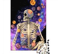 1000 Piece Paper Jigsaw Puzzles for Adults Cosmic Skull Adventure Jigsaw Puzzle for Children Family Games 38x26cm/1000pcs