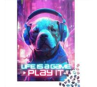 1000 Piece Paper Jigsaw Puzzles for Adults Dog Gaming Jigsaw Puzzle for Children Family Games 38x26cm/1000pcs