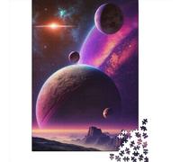 1000-Piece Paper Jigsaw Puzzles Planet_Proxima_Centauri_b Jigsaw Puzzle Home Wall Decor Educational Toy for Family Game 1000pcs (38x26cm)