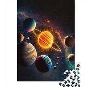 1000 Piece Paper Jigsaw Puzzles Solar System Neon6 Jigsaw Puzzle Family Activity 38x26cm/1000pcs