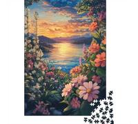 1000 Piece Paper Jigsaw, Sunset Nature Landscape, 70x50cm/1000pcs | For relaxed days after Christmas, this adult jigsaw puzzle with 1000 pieces offers a longer activity for the holidays.