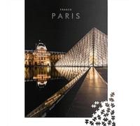 1000 Piece Paris France Jigsaw Puzzles for Adults Puzzle Adult Jigsaw Puzzle Home Decoration Puzzle Toys 1000pcs (38x26cm)