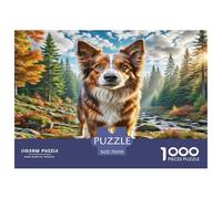 1000 Piece Parson Russell Terrier Jigsaw Puzzles for Adults Educational Games Jigsaw Puzzle Home Decors for The Whole for Women, Gifts for Men 70x50cm/1000pcs