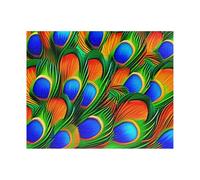 1000-Piece Peacock Feather Puzzle - Vivid Colors Puzzle, Great for Bird Lovers & Peacock Fans