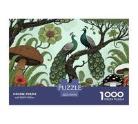 1000 Piece Peacock Jigsaw Puzzle for Adults Kids - Family Fun, Family Game, Strange Forest Jigsaws, Home Decoration Gifts 70x50cm/1000pcs
