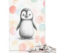 1000 Piece Penguin Chick Creative Square Jigsaw Puzzles for Adults & Wooden Puzzles Educational Toys 1000pcs (75x50cm)