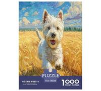 1000 Piece Pet Dog Jigsaw Puzzles for Adults Educational Games Jigsaw Puzzle Home Decors for The Whole for Women, Gifts for Men 38x26cm/1000pcs