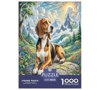 1000 Piece Petit Basset Griffon Vendéen Jigsaw Puzzles for Adults Educational Games Jigsaw Puzzle Home Decors for Adults Gifts 38x26cm/1000pcs