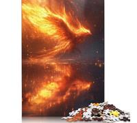 1000 Piece Phoenix Bird Flying Creative Square Jigsaw Puzzles for Adults & Wooden Puzzles Stress Relief Puzzle Games And Unique 1000pcs (75x50cm)