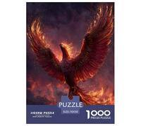 1000 Piece Phoenix Game Puzzle for Adults Gifts Family Challenging Toys Home Decoration Mythical Creatures Jigsaw Puzzle for Women Men Adult 70x50cm/1000pcs