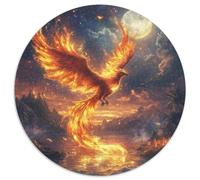 1000 Piece Phoenix Game Puzzle for Adults Gifts Fun Challenging Home Decors Brainteasing Fire Bird Jigsaw Puzzle for Women Men Adult 1000pcs (67.5x67.5cm)
