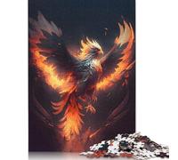 1000 Piece Phoenix Mythology Evo Bird Jigsaw Puzzles for Adult Teenagers Wood Puzzles for Adults& Teenagers Age 12 Years Up 1000pcs (75x50cm)