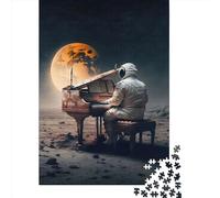 1000 Piece Piano In Space2 Jigsaw Puzzle for Adult Teenagers Paper Jigsaw Puzzles Educational Game Challenge Toy Birthday Gifts 1000pcs (38x26cm)