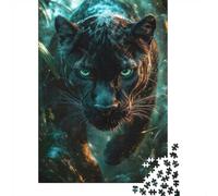 1000 Piece Picture Jigsaw, Black Panther Close-Up_2, 70x50cm/1000pcs | For relaxed weekends, this adult jigsaw puzzle with 1000 pieces is suited to quiet evenings and weekend relaxation.