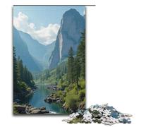 1000 Piece Picturesque Landscape Jigsaw for Kids Wooden Puzzles Home Art Decor 1000 PCS(38x26cm)