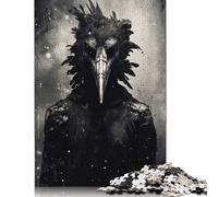 1000 Piece Plague Doctors Myths Jigsaws for Adults Wood Puzzle Jigsaws Educational Game Challenge Toy 1000pcs (75x50cm)