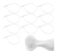 1000-Piece Plastic Fasteners, price tags,attach a tag,3.5-Inch Clear Snap Lock Pins for Security, Jewelry Tags, Price Tags & Hanging Clothing