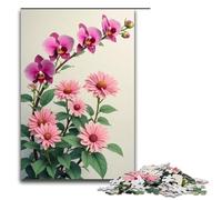 1000 Piece Plum Orchid Bamboo And Chrysanthemum Jigsaw for Kids Wooden Puzzles Home Art Decor 1000 PCS(75x50cm)
