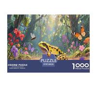 1000 Piece Poison Dart Frog Jigsaw Puzzles for Adults Challenge High Difficulty Game Home Decoration Educational Games Puzzle Unique Gift 38x26cm/1000pcs