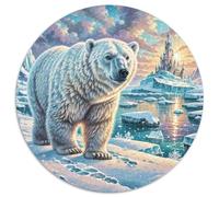 1000 Piece Polar Bear Game Puzzle for Adults Gifts Fun Challenging Home Decors Wild Animal Jigsaw Puzzle for Adults And Kids Age 12 And Up 1000pcs (67.5x67.5cm)