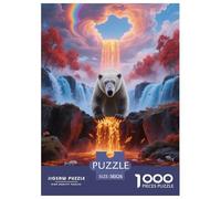 1000 Piece Polar Bear Jigsaw Puzzle for Adults - Family Fun, Family Happy Game, Autumn Waterfall Puzzle, Decoration Gifts 38x26cm/1000pcs