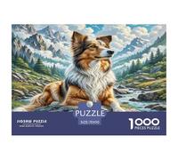 1000 Piece Polish Lowland Sheepdog Jigsaw Puzzles for Adults Educational Games Jigsaw Puzzle Home Decoration for Family Decorations 70x50cm/1000pcs