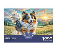 1000 Piece Polish Lowland Sheepdog Jigsaw Puzzles for Adults Educational Games Jigsaw Puzzle Home Decors for Family Decorations 38x26cm/1000pcs