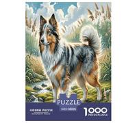 1000 Piece Polish Lowland Sheepdog Jigsaw Puzzles for Adults Family Challenge Toys Jigsaw Puzzle Home Decors for The Whole for Women, Gifts for Men 38x26cm/1000pcs
