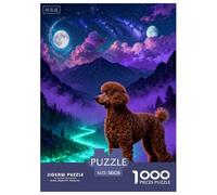 1000 Piece Poodle Jigsaw Puzzle for Adults & Kids - Family Fun, Family Happy Game, Valley River Puzzles, Home Decoration Birthday Gifts 38x26cm/1000pcs