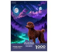1000 Piece Poodle Jigsaw Puzzle for Adults & Kids - Family Fun, Family Happy Game, Valley River Puzzles, Home Decoration Birthday Gifts 52x38cm/1000pcs