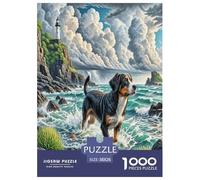 1000 Piece Portuguese Water Dog Jigsaw Puzzles for Adults Educational Games Jigsaw Puzzle Home Decoration for The Whole for Women, Gifts for Men 38x26cm/1000pcs