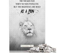 1000 Piece Proverbs 281 Quote Creative Square Jigsaw Puzzles for Adults And Wooden Puzzles Toy Intellectual Game 1000pcs (75x50cm)