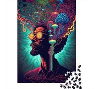 1000 Piece Psychedelic Brain Jigsaw Puzzlesfor Adults Puzzle Jigsaws for Adults Unique Home Decor And Gifts 1000pcs (38x26cm)