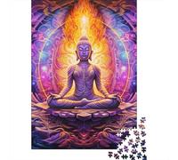 1000 Piece Psychedelic Buddha Jigsaw Puzzles for Adult Puzzle Jigsaws for Adults Age 14+ 1000pcs (75x50cm)