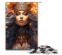1000 Piece Psychedelic Goddess of The Northfolk Jigsaw for Kids Wooden Puzzles Home Art Decor 1000 PCS(75x50cm)