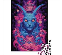1000 Piece Psychedelic Rabbit Jigsaw Puzzles for Adults Puzzle Jigsaws for Adults& Teenagers Age 12 Years Up 1000pcs (75x50cm) <