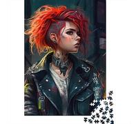 1000 Piece Punk Girl 4 Jigsaw Puzzles for Adults Puzzle Adult Jigsaw Puzzle Home Decoration Puzzle Toys 1000pcs (38x26cm)