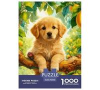 1000 Piece Puppy Jigsaw Puzzle for Adults Kids - Family Fun, Educational Toys, Lemon Tree Puzzle, Home Decoration Unique Gift 70x50cm/1000pcs