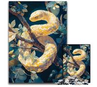 1000 Piece Puzzle A Serpent Coiled Around A Tree Branch Art Jigsaw Puzzles for Adults Ideal for Teenagers Collectors Travel Gift Family Activity 1000 PCS(38x26cm)