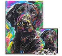 1000 Piece Puzzle Abstract Dog Portrait Puzzles for Adults Relaxing Entertainment Home Decor 1000 PCS(75x50cm)