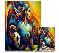 1000 Piece Puzzle ABSTRACT EPIC FOOTBALL Puzzles for Adults Relaxing Entertainment Home Decor 1000 PCS(38x26cm)