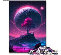 1000 Piece Puzzle Alien Planet Landscape 1000Pc Adults Jigsaw Puzzle Challenging Brain Teaser for Teenagers & Families (Size 26x38cm)
