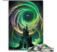 1000 Piece Puzzle Ancient Cosmos Castle cardboard Jigsaw Puzzles size 26x38cm Challenging Brain Teaser for Teenagers, Family Game Night Fun
