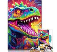 1000 Piece Puzzle Ancient Dinosaurs Jigsaw Puzzle 1000 Pieces for Teenagers,Decompressing Intellectual Educational Toy Birthday Present, Gifts 26x38cm